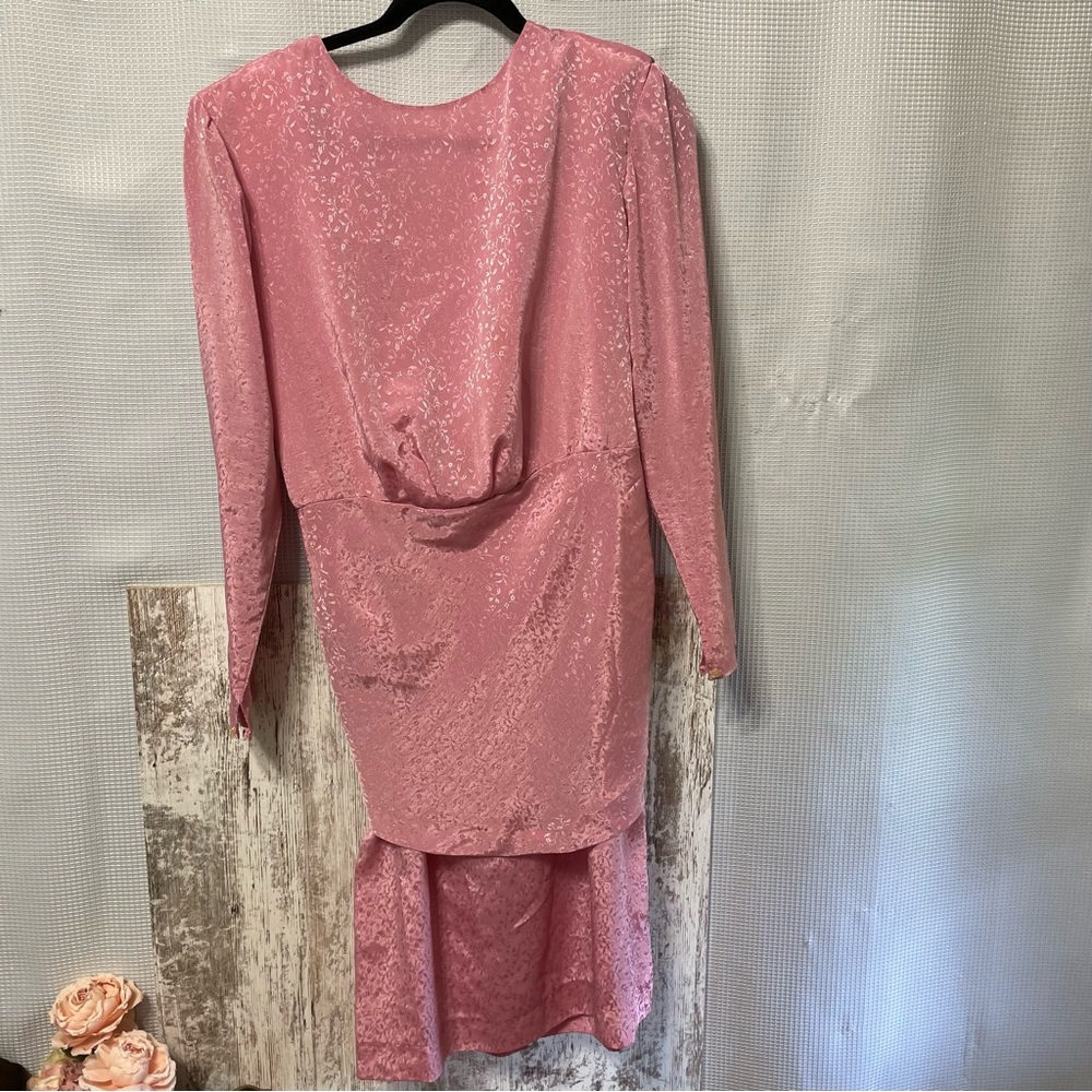 Vintage 80’s Pink handmade dress size medium